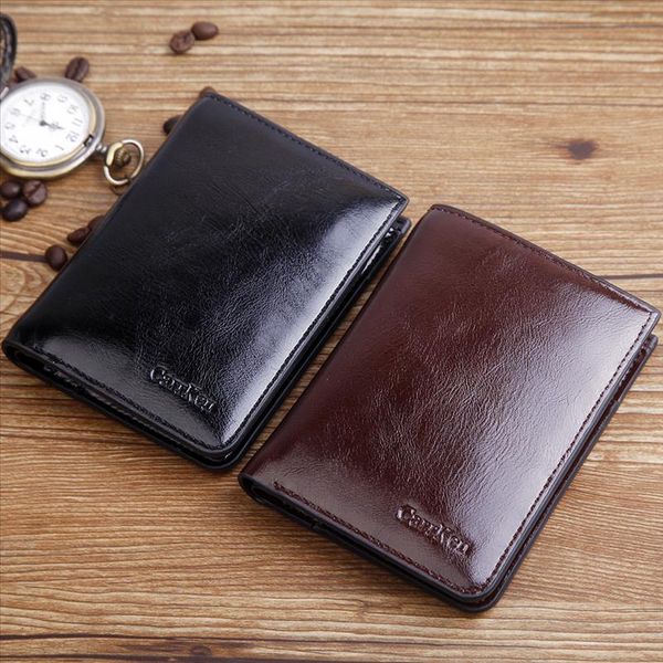 new oil wax leather men wallet fashion short bifold wallet casual soild men purse with coin pocket male zipper wallet, Red;black
new oil wax leather men wallet fashion short bifold wallet casual soild men purse with coin pocket male zipper wallet, Red;black
