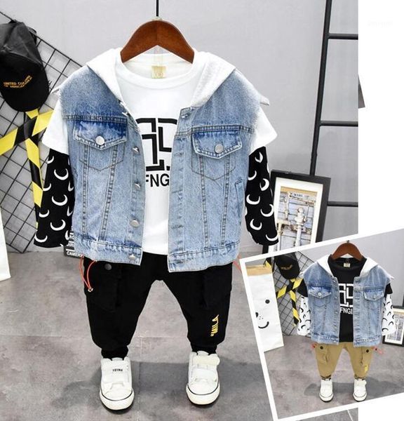 children clothing spring toddler boys clothes outfit suit kids clothes tracksuit for boys clothing sets denim vest+t shirt+ pant1, White
children clothing spring toddler boys clothes outfit suit kids clothes tracksuit for boys clothing sets denim vest+t shirt+ pant1, White