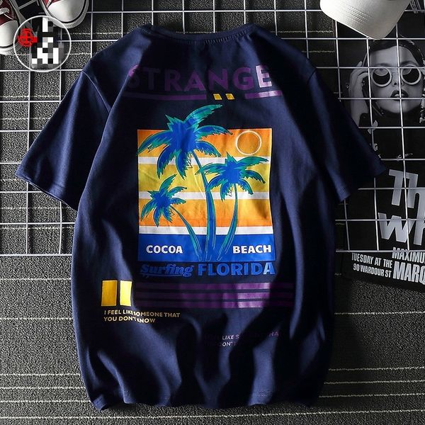 2021 new printing cotton male hip hop shirt streetwear letter summer t men's women the neck couple of coconut tree myzu, White;black
2021 new printing cotton male hip hop shirt streetwear letter summer t men's women the neck couple of coconut tree myzu, White;black