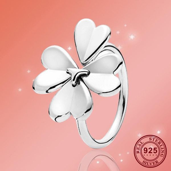 cluster rings original 925 sterling silver pan ring creative lucky spinning clover for women wedding party gift fashion jewelry, Golden;silver
cluster rings original 925 sterling silver pan ring creative lucky spinning clover for women wedding party gift fashion jewelry, Golden;silver