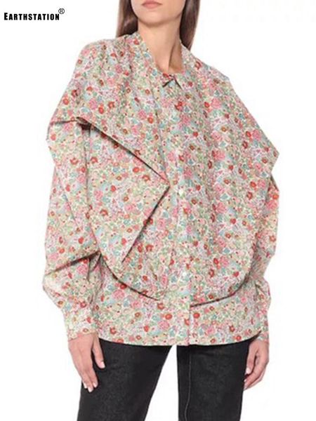 retro printing single-breasted cloak-style bow tie loose shirt ladies autumn new fashion all-match top, White
retro printing single-breasted cloak-style bow tie loose shirt ladies autumn new fashion all-match top, White