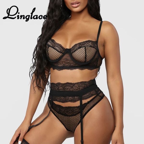 linglace lace underwear women set lingerie femme push up bras panties sets 3pcs bra brassiere transparent underwear c1211, Black;white
linglace lace underwear women set lingerie femme push up bras panties sets 3pcs bra brassiere transparent underwear c1211, Black;white