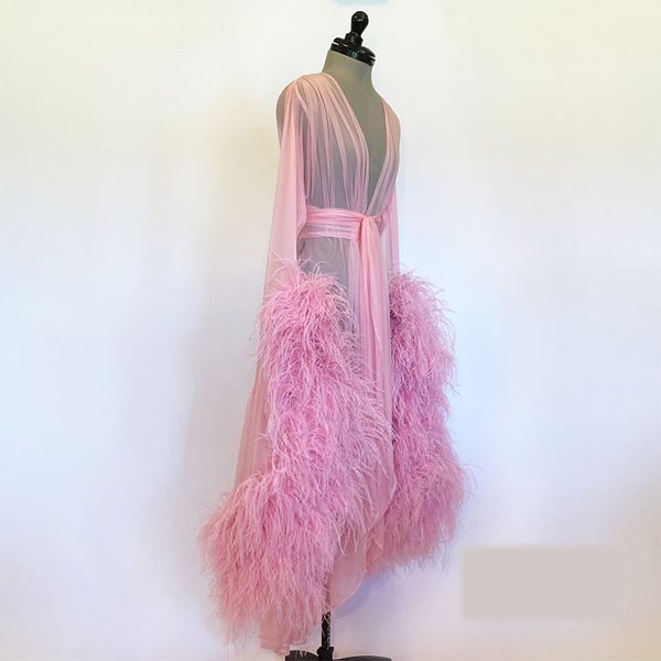 ladies fur tulle wraps p robes custom made soft ruffled off shoulder long sleeves baby shower dresses maternity party gowns p shoot bathrobe, White
ladies fur tulle wraps p robes custom made soft ruffled off shoulder long sleeves baby shower dresses maternity party gowns p shoot bathrobe, White