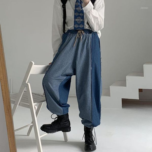 men's jeans men's 2021 autumn and winter handsome stitching color loose comfortable young personality fashion trend men's1, Blue
men's jeans men's 2021 autumn and winter handsome stitching color loose comfortable young personality fashion trend men's1, Blue