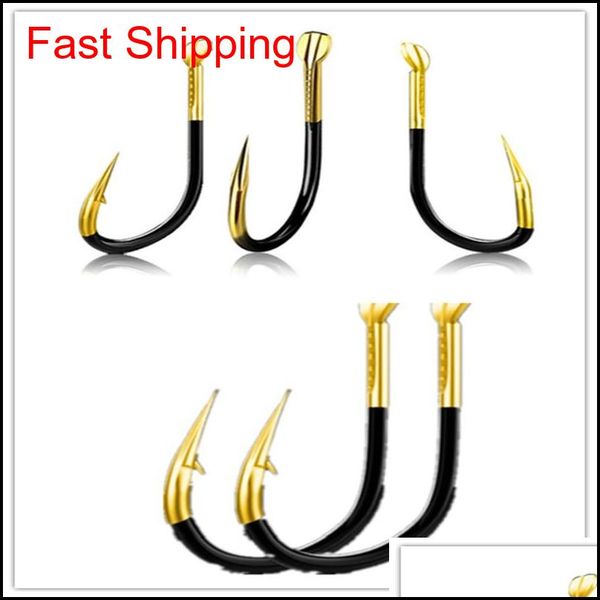 new large fishing gear black gold double groove barbed outdoor fishing supplies large hook fis qylbnb bdepack2001
new large fishing gear black gold double groove barbed outdoor fishing supplies large hook fis qylbnb bdepack2001