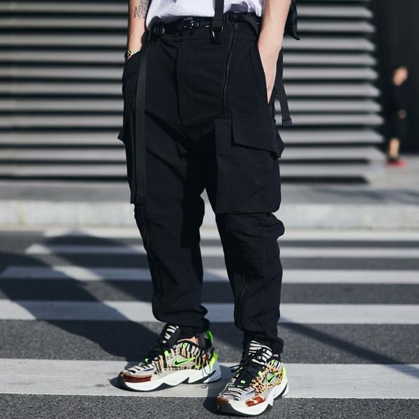 wsnhlab cargo-pants with wide side pockets techwear ninjawear streetwear japanese style, Black
wsnhlab cargo-pants with wide side pockets techwear ninjawear streetwear japanese style, Black