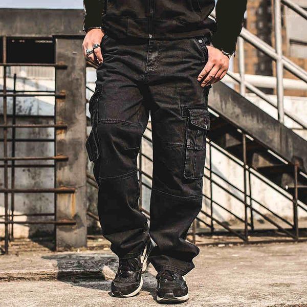 plus size russian style mens cargo jeans with cargo pocket baggy pants denim black loose straight jeans for men1, Blue
plus size russian style mens cargo jeans with cargo pocket baggy pants denim black loose straight jeans for men1, Blue