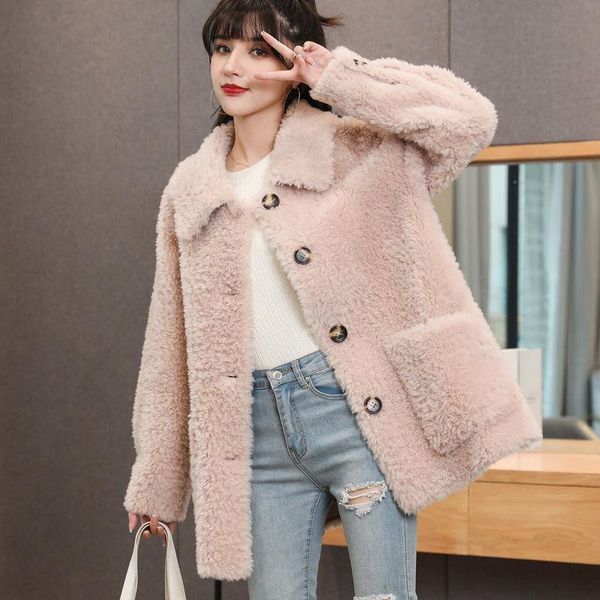 2021 new winter women real fur coat ladies natural sheep shearing overcoat female oversize thick warm wool jacket invierno z42, Black
2021 new winter women real fur coat ladies natural sheep shearing overcoat female oversize thick warm wool jacket invierno z42, Black