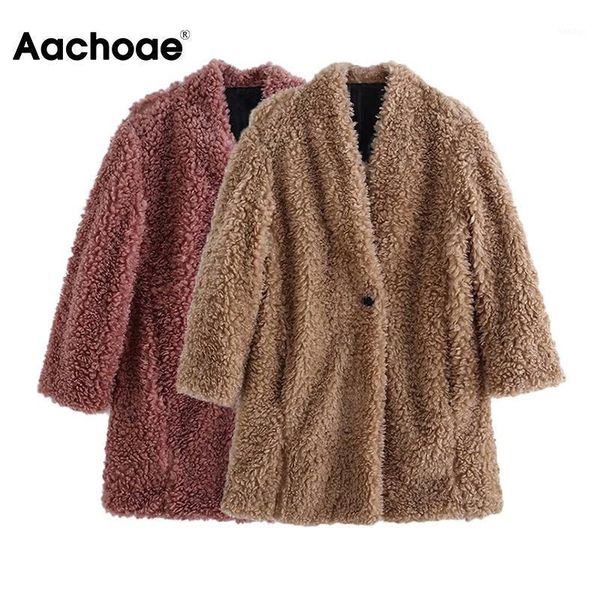 aachoae solid teddy coat women autumn winter thick warm fluffy overcoat long sleeve faux fur coats lady plus size fur jacket1, Black
aachoae solid teddy coat women autumn winter thick warm fluffy overcoat long sleeve faux fur coats lady plus size fur jacket1, Black