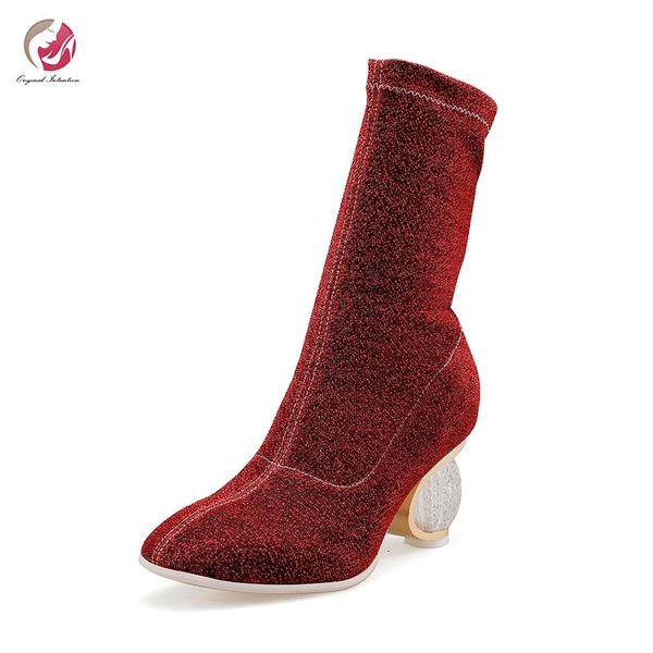 boots original intention fashion sequins bling ankle woman black wine red blue crystal high heels pointed toe short female
boots original intention fashion sequins bling ankle woman black wine red blue crystal high heels pointed toe short female