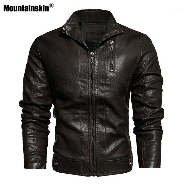 men's fur & faux mountainskin winter men's motorcycle leather jacket 2021 men casual zipper pu thick windproof coat male sa9691, Black
men's fur & faux mountainskin winter men's motorcycle leather jacket 2021 men casual zipper pu thick windproof coat male sa9691, Black