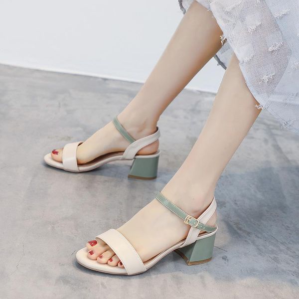 sandals fashion sweet square high heel women leather buckle heels elegant party office shoes plus size, Black
sandals fashion sweet square high heel women leather buckle heels elegant party office shoes plus size, Black