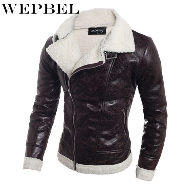 new winter warm mens faux fur liner lapel padded thicken coat zipper pu leather jacket q1210, Black
new winter warm mens faux fur liner lapel padded thicken coat zipper pu leather jacket q1210, Black