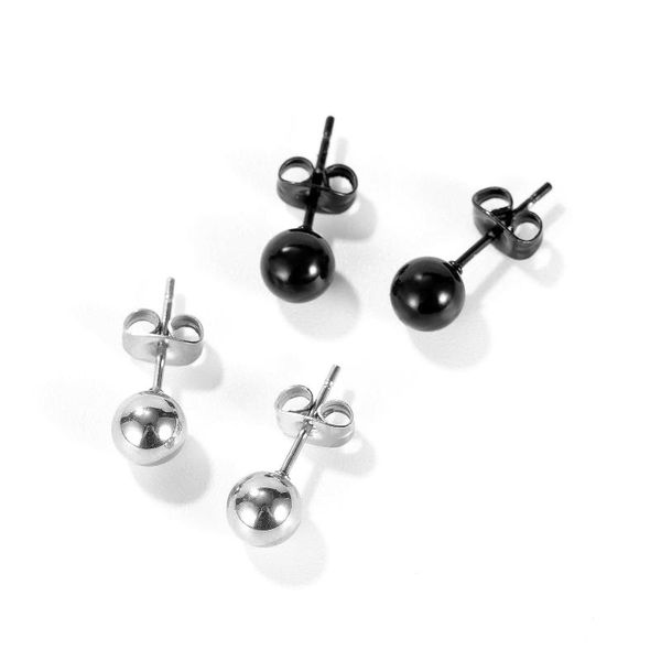fashion stud earrings for women men smooth stainless steel black round ball earring sets mujer inoxidable small earring 2021, Golden;silver
fashion stud earrings for women men smooth stainless steel black round ball earring sets mujer inoxidable small earring 2021, Golden;silver