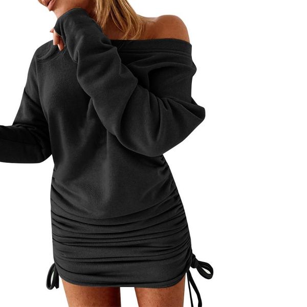 осень зима новых женщин платье с длинным рукавом у плеч bodycon повязка сексуальное платье сплошной цвет повседневная длинная футболка vesti, Black;gray
осень зима новых женщин платье с длинным рукавом у плеч bodycon повязка сексуальное платье сплошной цвет повседневная длинная футболка vesti, Black;gray