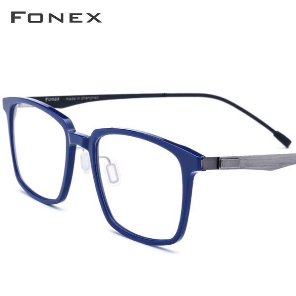 fonex acetate optical glasses men square commerce eyeglasses frame prescription myopia spectacles male screwless eyewear 1618 t200428, Silver
fonex acetate optical glasses men square commerce eyeglasses frame prescription myopia spectacles male screwless eyewear 1618 t200428, Silver
