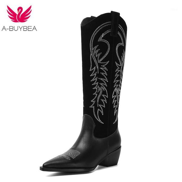 boots western cowboy for women pointy toe cowgirl square heels knee high shoes 2021 womens1, Black
boots western cowboy for women pointy toe cowgirl square heels knee high shoes 2021 womens1, Black