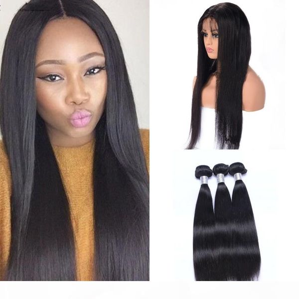 indian straight human hair weave bundles with closure 360 lace full frontal with 3 bundles hair extensions, Black;brown
indian straight human hair weave bundles with closure 360 lace full frontal with 3 bundles hair extensions, Black;brown