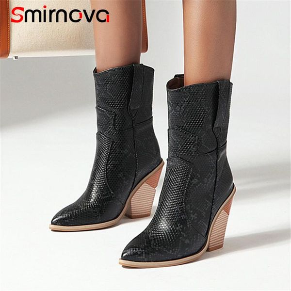 boots smirnova 2021 big size 45 ankle women snake high heels wedges shoes slip on concise autumn winter western woman, Black
boots smirnova 2021 big size 45 ankle women snake high heels wedges shoes slip on concise autumn winter western woman, Black