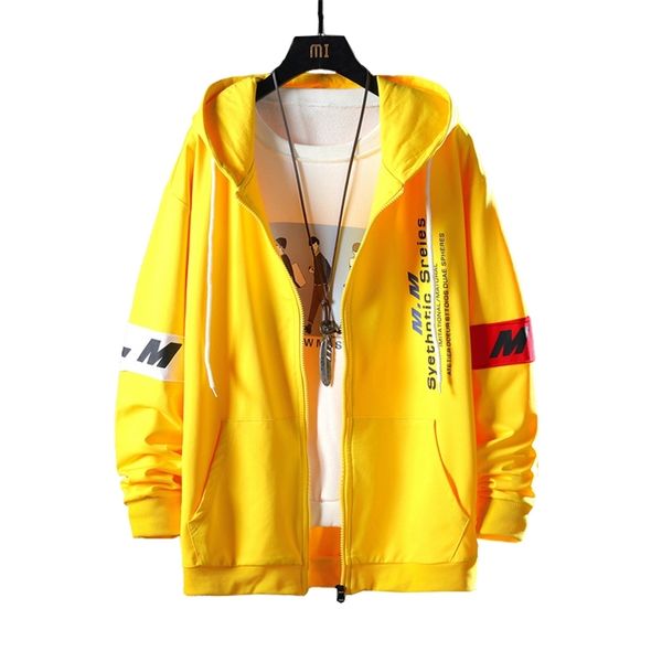 autumn fashion yellow white men jackets coats japan casual zipper hooded letter printing jackets handsome warmer outerwear 201218, Black;brown
autumn fashion yellow white men jackets coats japan casual zipper hooded letter printing jackets handsome warmer outerwear 201218, Black;brown