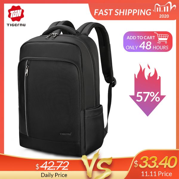 tigernu brand water repellent nylon men 15.6 inch lapbackpack black&purple anti theft business travel schoolbag
tigernu brand water repellent nylon men 15.6 inch lapbackpack black&purple anti theft business travel schoolbag