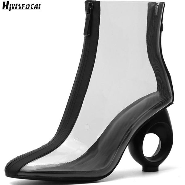 boots hjwsfdcai personality weird high heel women ankle boot transparent ladies fashion shoes quality cowhide leather, Black
boots hjwsfdcai personality weird high heel women ankle boot transparent ladies fashion shoes quality cowhide leather, Black