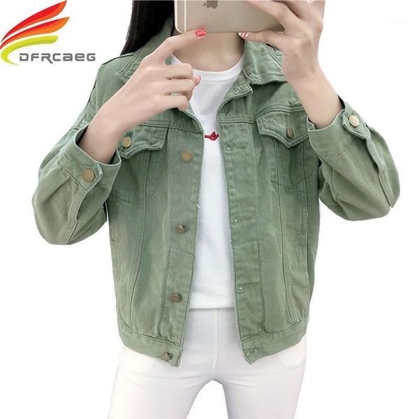 candy color denim jackets women 2019 spring streetwear pockets button single breasted female jeans jacket women denim coat1, Black;brown
candy color denim jackets women 2019 spring streetwear pockets button single breasted female jeans jacket women denim coat1, Black;brown