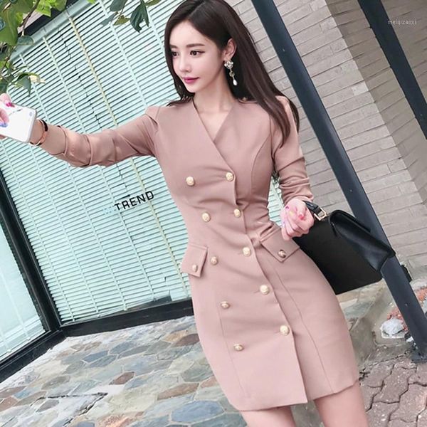 korean office ladies slim fit v neck blazer women double breasted wrap mini outwear suit dress party bodycon vestidos1, Black;gray
korean office ladies slim fit v neck blazer women double breasted wrap mini outwear suit dress party bodycon vestidos1, Black;gray
