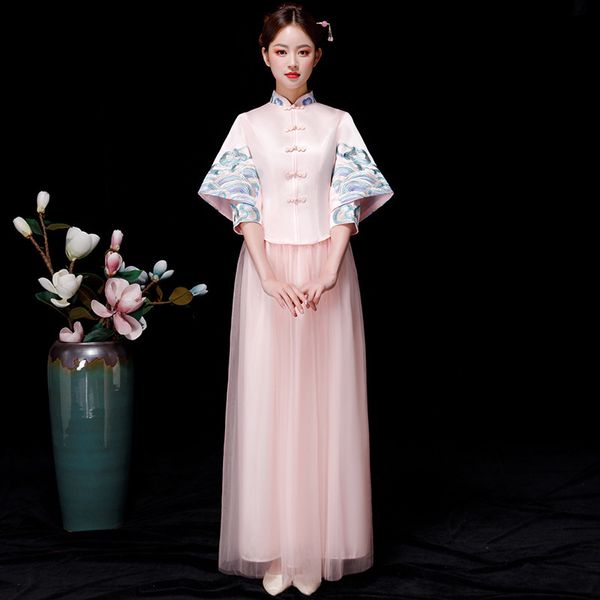 cheongsam-style chinese bride rose qipao east asia long evening women's s-xxl e5g1, Blue;red
cheongsam-style chinese bride rose qipao east asia long evening women's s-xxl e5g1, Blue;red