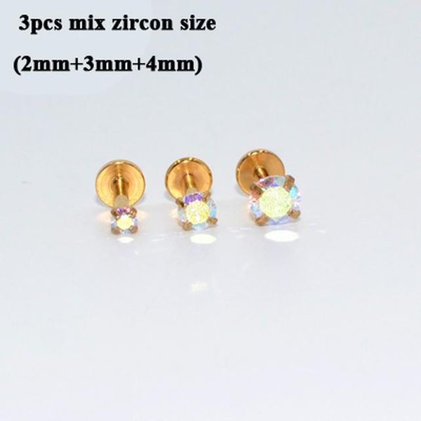 3pcs mix size internally threaded prong round opal zircon labret stud ear tragus cartilage earring lip ring piercing jewelry q jllptt, Silver
3pcs mix size internally threaded prong round opal zircon labret stud ear tragus cartilage earring lip ring piercing jewelry q jllptt, Silver