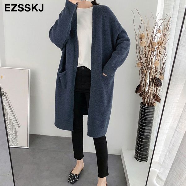 2020 lazy v-neck oversize long sweater cardigans jacket coat new women thick sweater korea cardigan jacket coat outwear top, White;black
2020 lazy v-neck oversize long sweater cardigans jacket coat new women thick sweater korea cardigan jacket coat outwear top, White;black