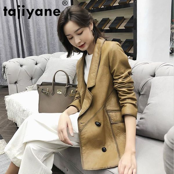 women's leather & faux tajiyane real genuine jacket natural sheepskin coat winter coats and jackets women 1816 wpy459, Black
women's leather & faux tajiyane real genuine jacket natural sheepskin coat winter coats and jackets women 1816 wpy459, Black