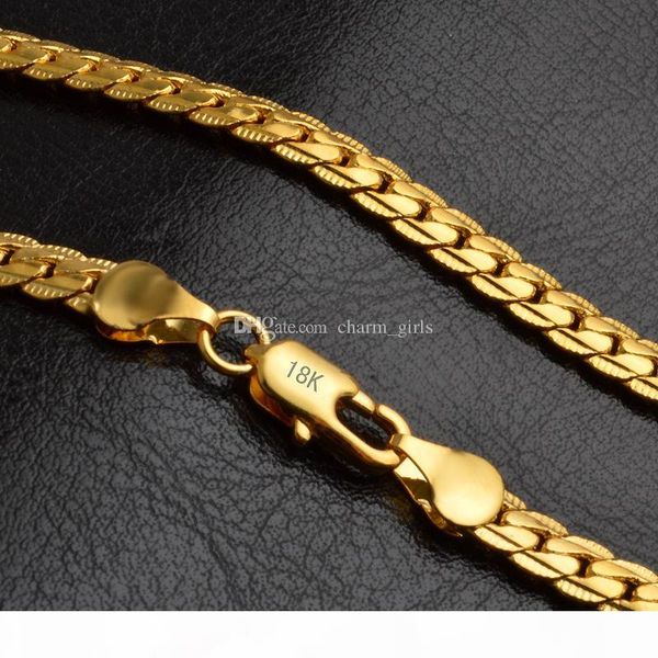 10%off 18k plated gold necklaces side long 20 inck wide 5mm men valentine's day gifts 50pcs lot, Silver
10%off 18k plated gold necklaces side long 20 inck wide 5mm men valentine's day gifts 50pcs lot, Silver