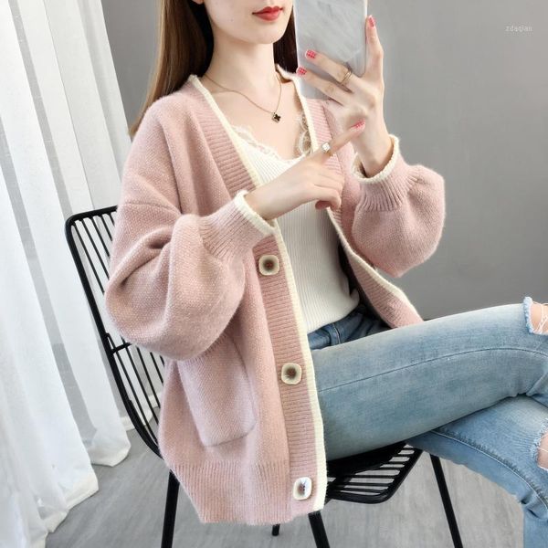 women's knits & tees 2021 women's sweaters autumn female cardigan knitted korean cardigans for women long sleeve sweater fashion r, White
women's knits & tees 2021 women's sweaters autumn female cardigan knitted korean cardigans for women long sleeve sweater fashion r, White