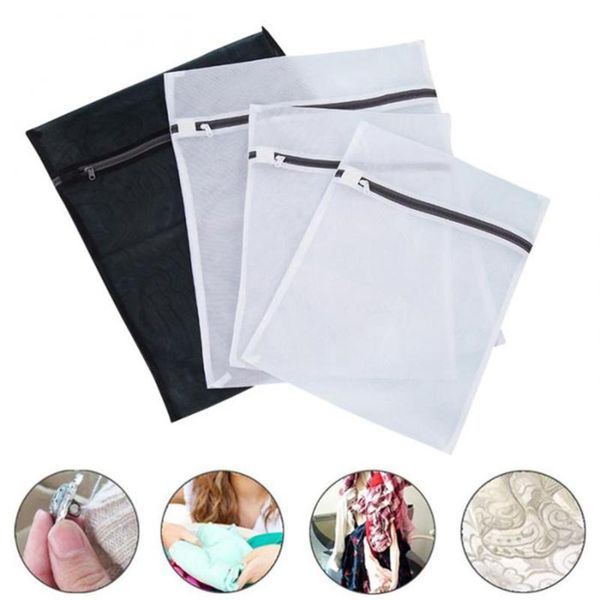 4pcs fine mesh laundry bag sets washing bags garment delicate protection bags with zipper closure (black and white)
4pcs fine mesh laundry bag sets washing bags garment delicate protection bags with zipper closure (black and white)