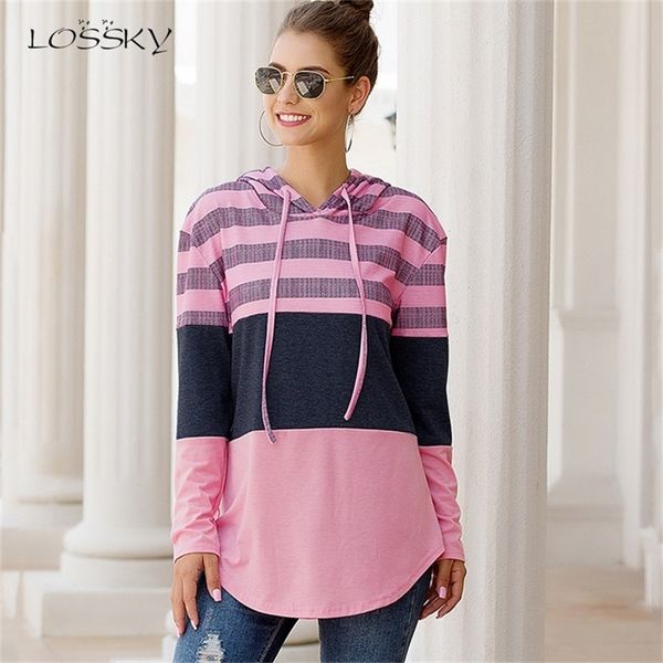lossky women hoodies autumn patchwork print pullover ladies long sleeve hoody casual fall pink clothes sweatshirts lace-up 201211, Black
lossky women hoodies autumn patchwork print pullover ladies long sleeve hoody casual fall pink clothes sweatshirts lace-up 201211, Black