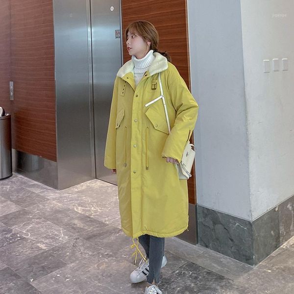 women's down & parkas fashion wool liner parka coat single breasted adjustable waist winter jacket women long warm jacket1, Black
women's down & parkas fashion wool liner parka coat single breasted adjustable waist winter jacket women long warm jacket1, Black