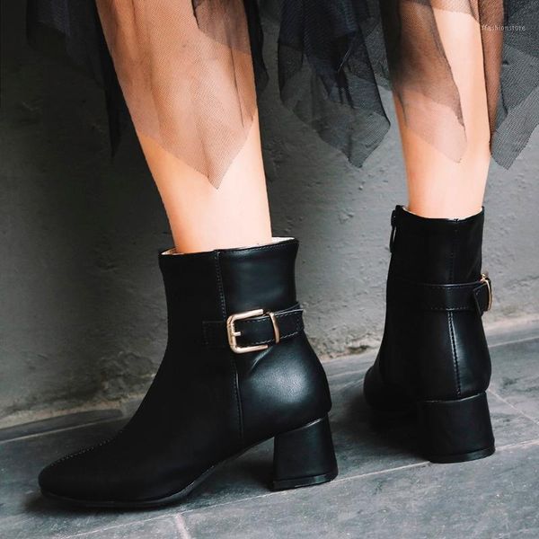 boots women's ankle women middle tube booties side zip square heel bare causal botas para la nieve dama chaussures1, Black
boots women's ankle women middle tube booties side zip square heel bare causal botas para la nieve dama chaussures1, Black