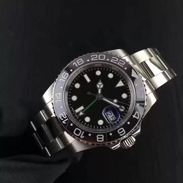 with original box men watches 40mm stainless steel 904l black dial mens automatic mechanical watch 2813 silver bracelet ceramic rim waterpro, Slivery;brown
with original box men watches 40mm stainless steel 904l black dial mens automatic mechanical watch 2813 silver bracelet ceramic rim waterpro, Slivery;brown