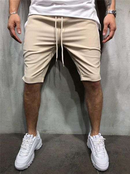 men's shorts casual running outdoor sports training knee length european/american style loose, White;black
men's shorts casual running outdoor sports training knee length european/american style loose, White;black