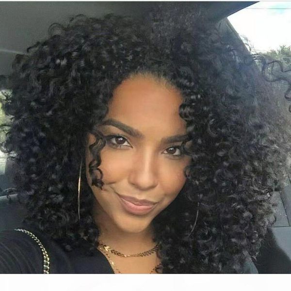 13x6 lace front black wig, afro short natural curly wavy human hair wig for women, pre plucked with natural hairline and baby hair, Black;brown
13x6 lace front black wig, afro short natural curly wavy human hair wig for women, pre plucked with natural hairline and baby hair, Black;brown