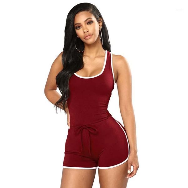 solid bandage playsuit women sleeveless overalls casual sport bodysuit summer knitted jumpsuit female elastic rompers1, Black;white
solid bandage playsuit women sleeveless overalls casual sport bodysuit summer knitted jumpsuit female elastic rompers1, Black;white