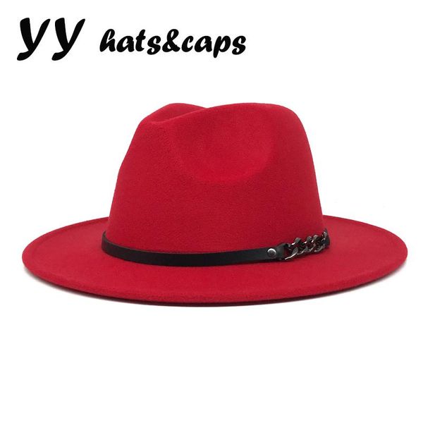 yy alloy chain belt fedora cap for women fashion jazz hats vintage flat brim trilby men felt cap sombrero fieltro fd030, Blue;gray
yy alloy chain belt fedora cap for women fashion jazz hats vintage flat brim trilby men felt cap sombrero fieltro fd030, Blue;gray