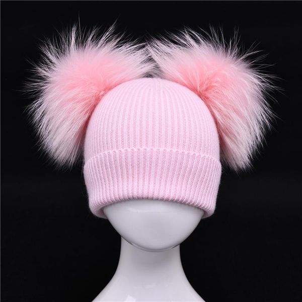 beanies children's winter toddler baby kids cashmere knitted hat beanie with 2 double real fur pom poms ears for boys and girls 
beanies children's winter toddler baby kids cashmere knitted hat beanie with 2 double real fur pom poms ears for boys and girls