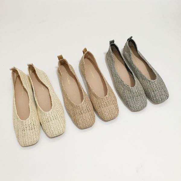 shallow femme shoes square toe boat shoes straw knitting pattern loafers vintage solid flat shoes brand soft bottom ballet flats c1120, Black
shallow femme shoes square toe boat shoes straw knitting pattern loafers vintage solid flat shoes brand soft bottom ballet flats c1120, Black