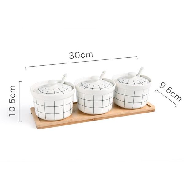 set of 3 ceramic spice jar sugar bowl connt pots seasoning container with lids spoons and wooden tray for jllkpz bdedome
set of 3 ceramic spice jar sugar bowl connt pots seasoning container with lids spoons and wooden tray for jllkpz bdedome