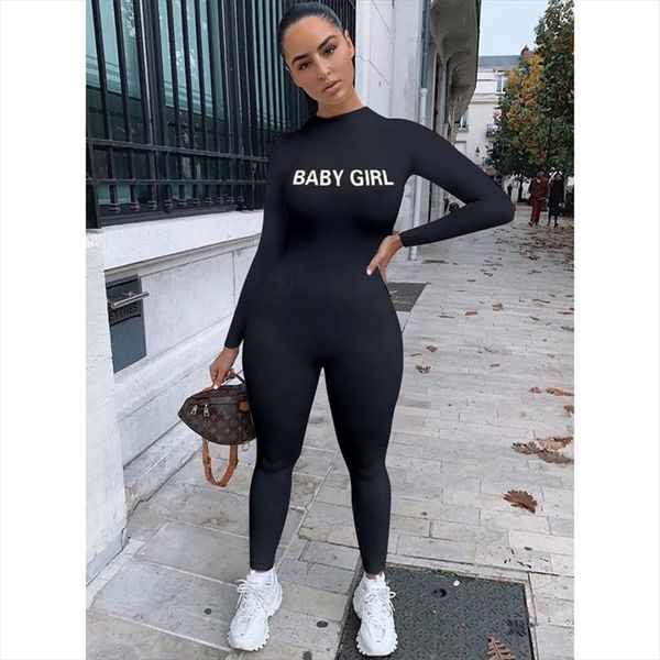 black white turtleneck sport wear casual jumpsuit women letter printed skinny playsuit female fitness rompers overalls
black white turtleneck sport wear casual jumpsuit women letter printed skinny playsuit female fitness rompers overalls