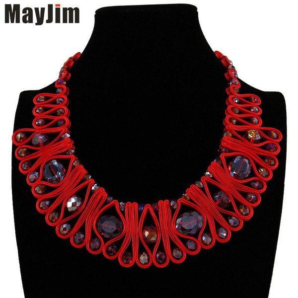 chokers mayjim statement choker necklace fashion women hand-woven gold chain chunky crystal big bead collar necklaces & pendants bijoux, Golden;silver
chokers mayjim statement choker necklace fashion women hand-woven gold chain chunky crystal big bead collar necklaces & pendants bijoux, Golden;silver