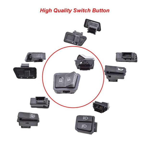 yemoto general motorcycle start dimmer headlight horn switch button, used for gy6 atv taotao off-road vehicle, moped, scooter switch button
yemoto general motorcycle start dimmer headlight horn switch button, used for gy6 atv taotao off-road vehicle, moped, scooter switch button