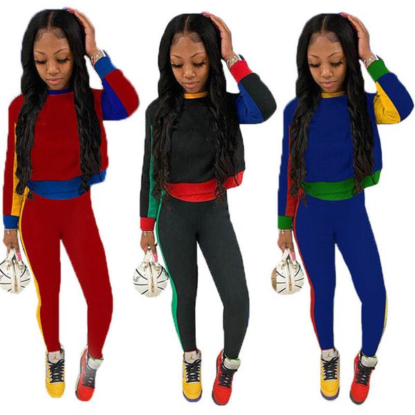 women casual tracksuit sports 2 piece set panelled jogger suit long sleeve hoodies+leggings fall winter clothing contact color outfits 4333, White
women casual tracksuit sports 2 piece set panelled jogger suit long sleeve hoodies+leggings fall winter clothing contact color outfits 4333, White